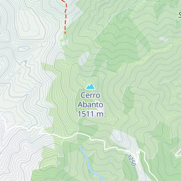 Map of Orejas de Burro
