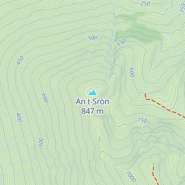 Map of An t-Sròn