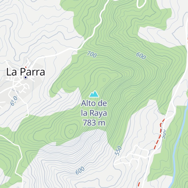 Map of Alto de la Raya