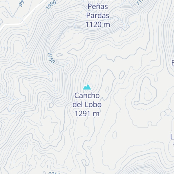 Map of Cancho del Lobo