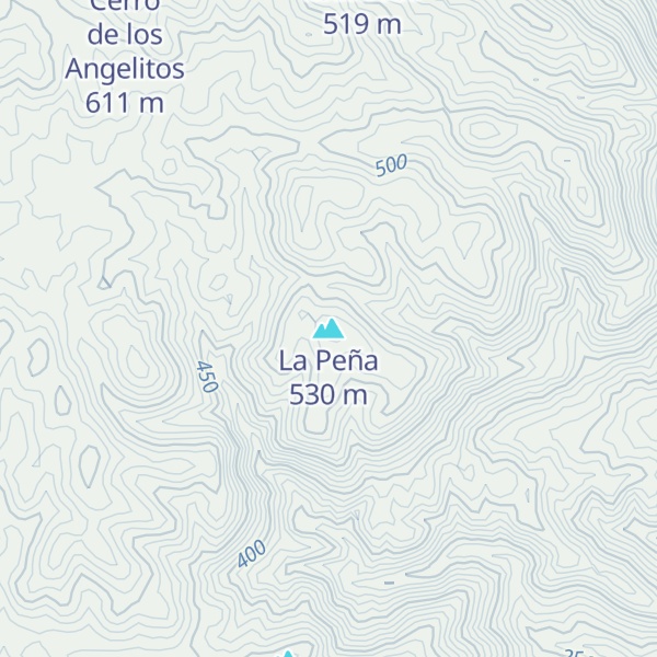 Map of La Peña