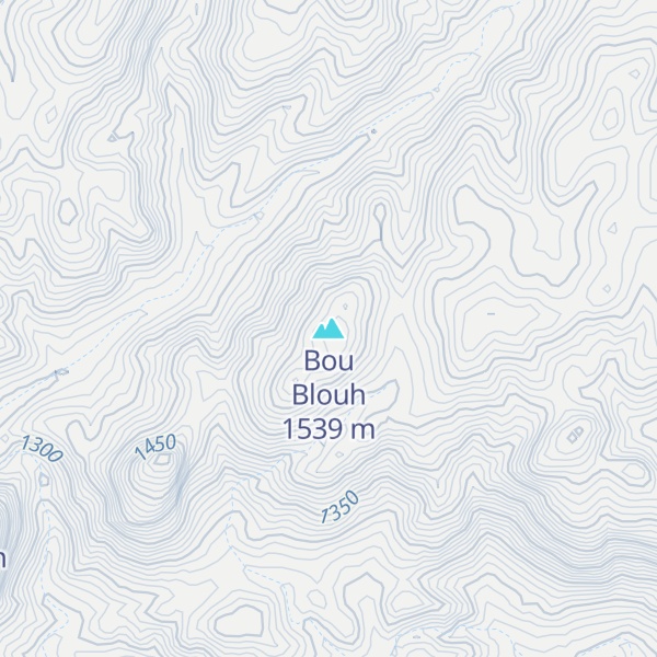 Map of Bou Blouh