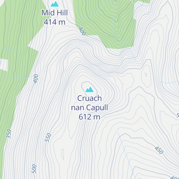 Map of Cruach nan Capull