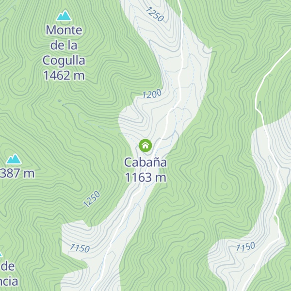 Map of Cabaña