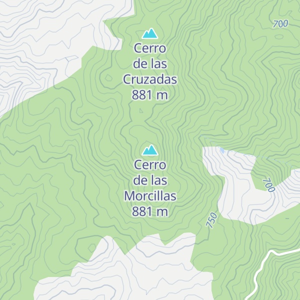 Map of Cerro de las Morcillas