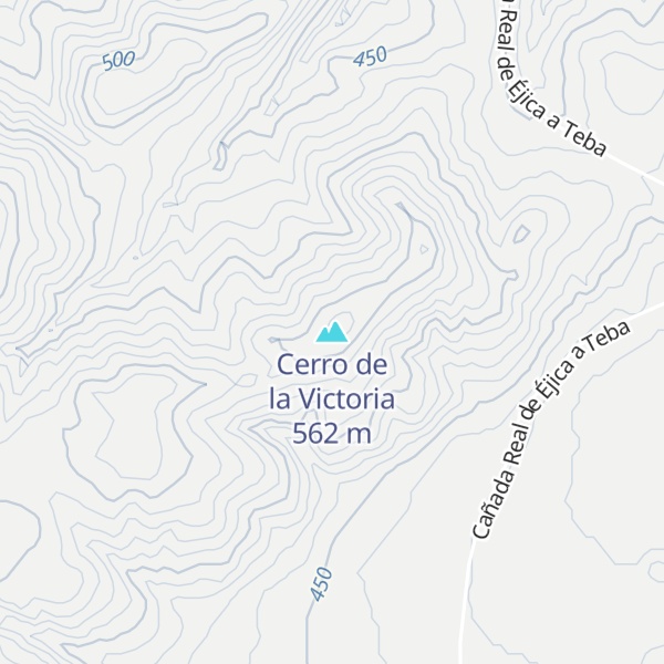 Map of Cerro de la Victoria