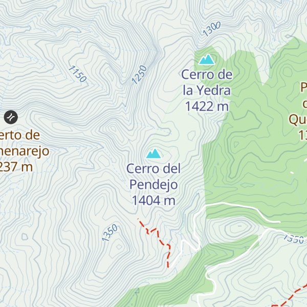 Map of Cerro del Pendejo
