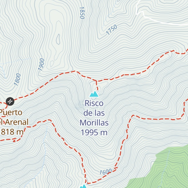 Map of Risco de las Morillas
