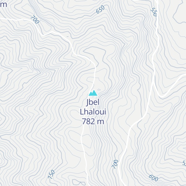 Map of Jbel Lhaloui