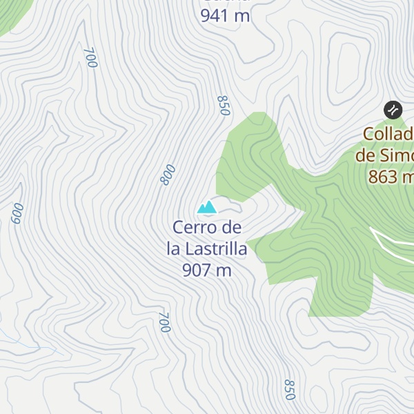 Map of Cerro de la Lastrilla