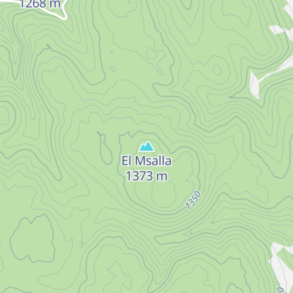 Map of El Msalla