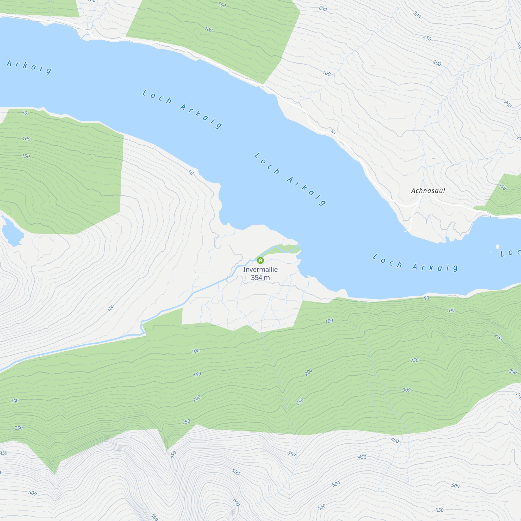 Invermallie map