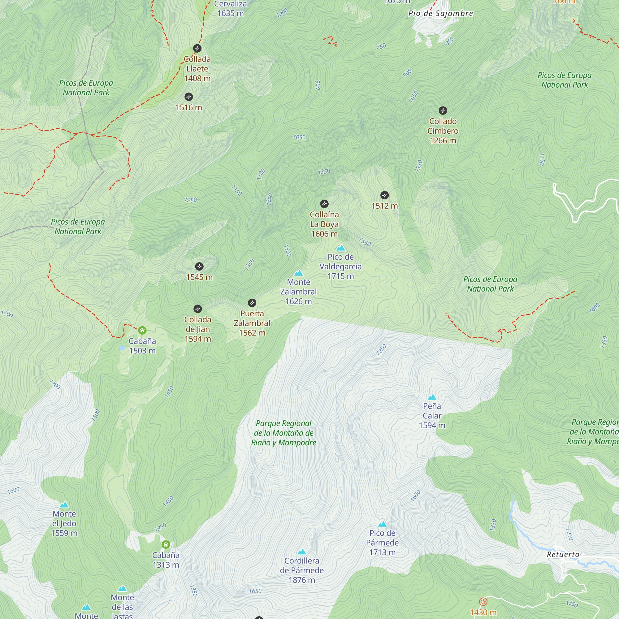 Cabaña map