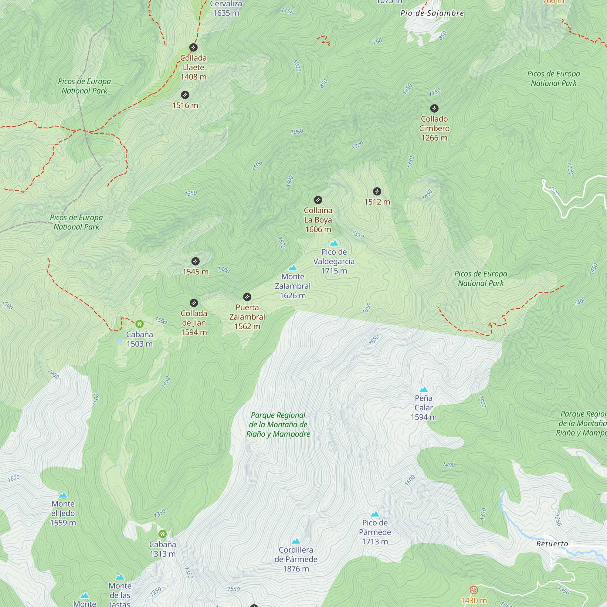 Cabaña map