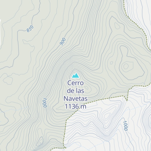 Map of Cerro de las Navetas