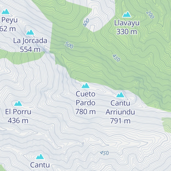 Map of Cueto Pardo