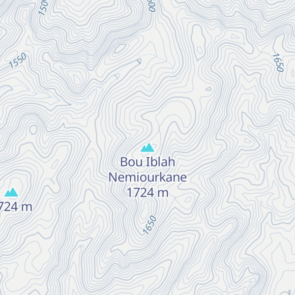 Map of Bou Iblah Nemiourkane