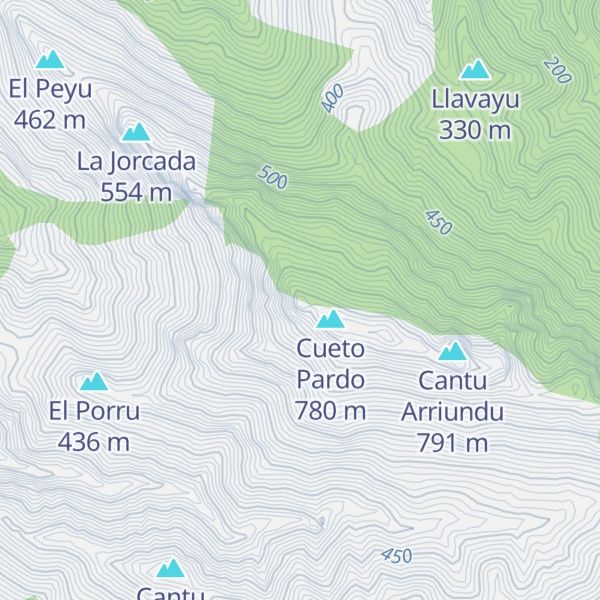 Map of La Cerezal