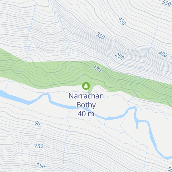 Map of Narrachan Bothy