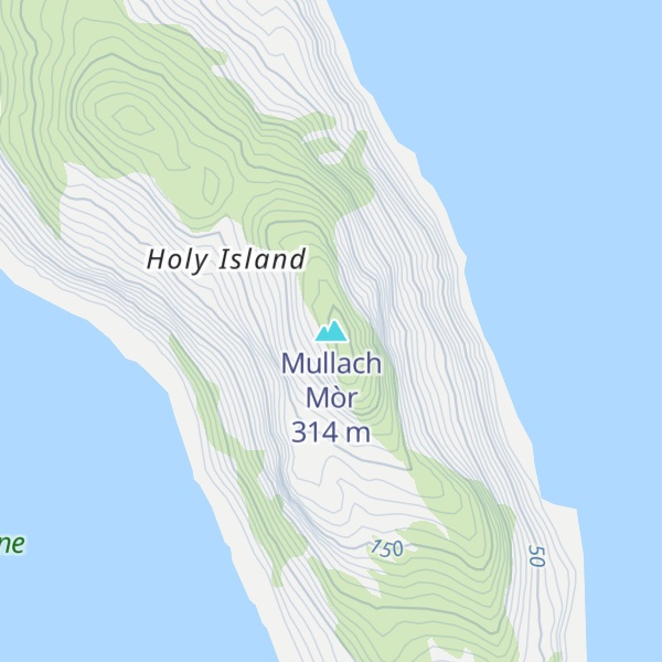 Map of Mullach Mòr