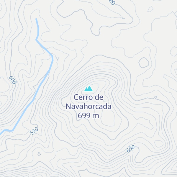 Map of Cerro de Navahorcada