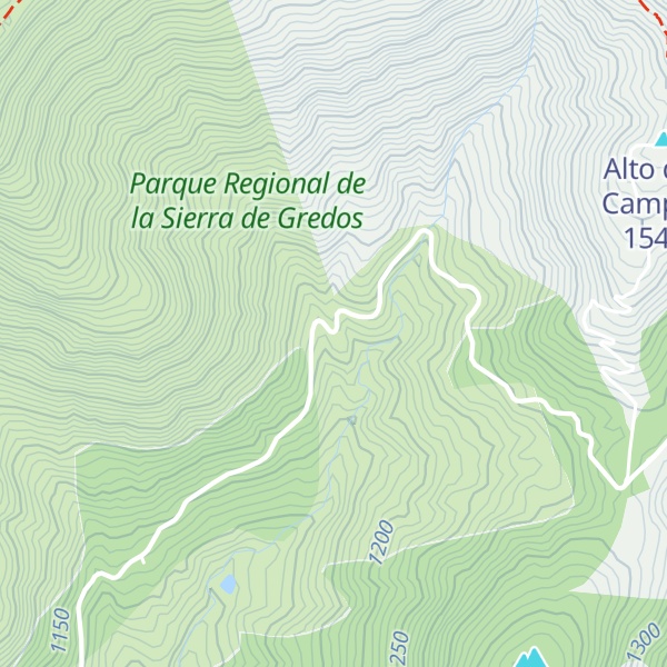 Map of Refugio de Las Zahurdillas