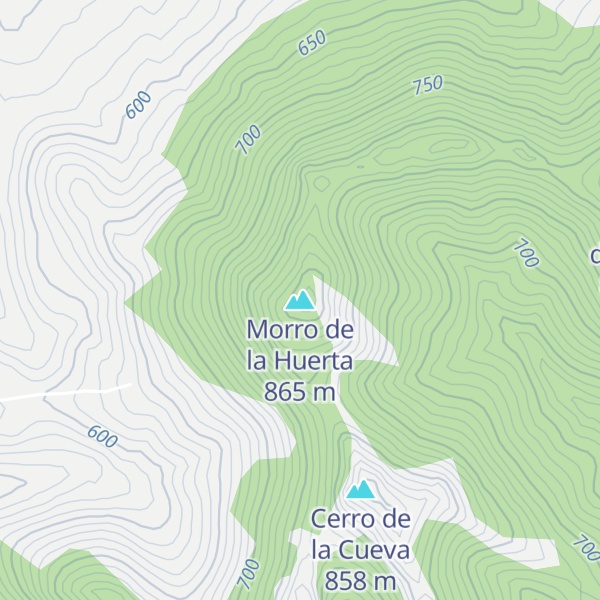 Map of Morro de la Huerta