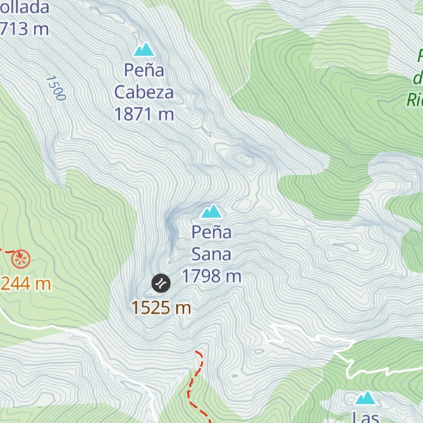 Map of Peña Sana