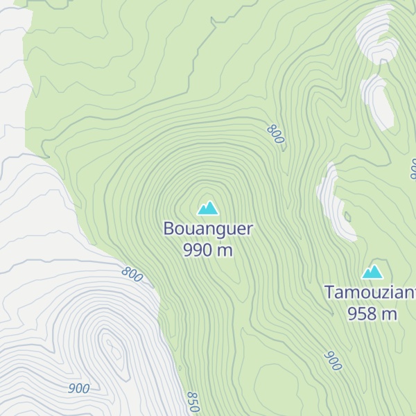 Map of Bouanguer