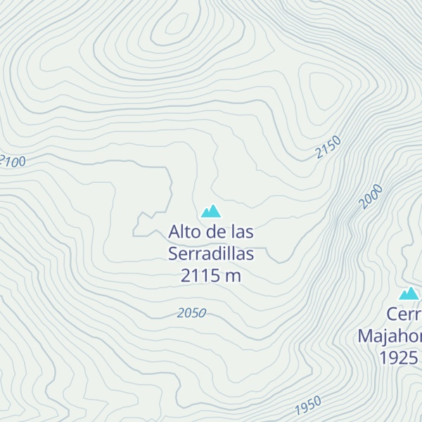 Map of Alto de las Serradillas