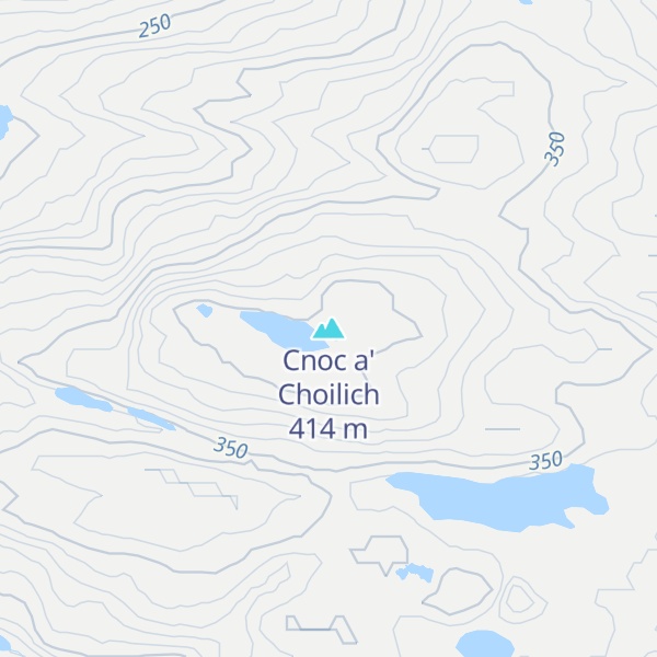 Map of Cnoc a' Choilich