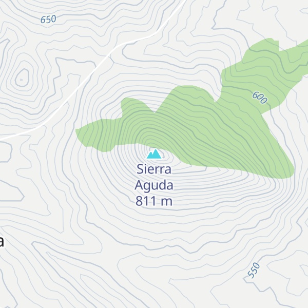 Map of Sierra Aguda