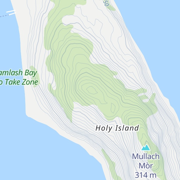 Map of Mullach Beag