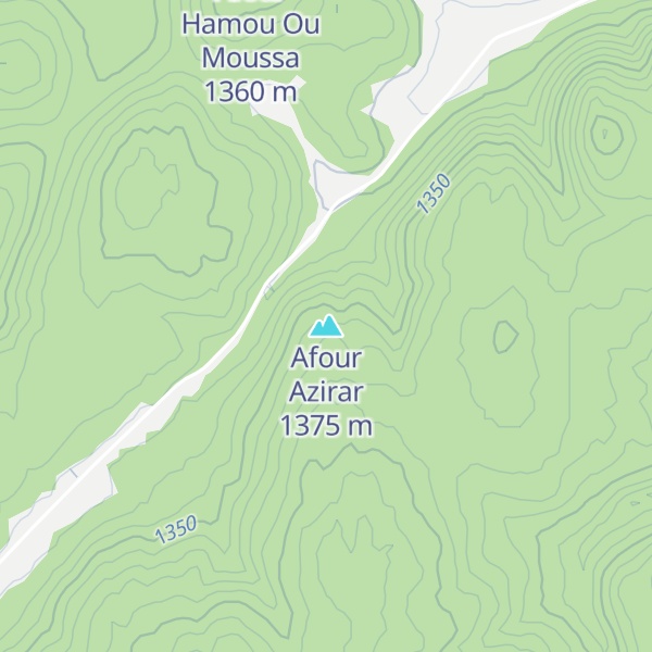 Map of Afour Azirar