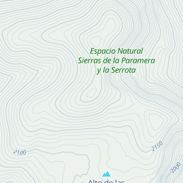 Map of Cerro Calamocho