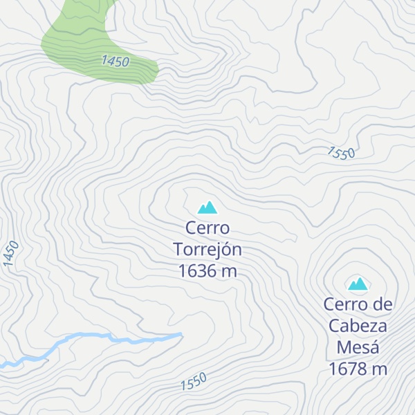Map of Cerro Torrejón