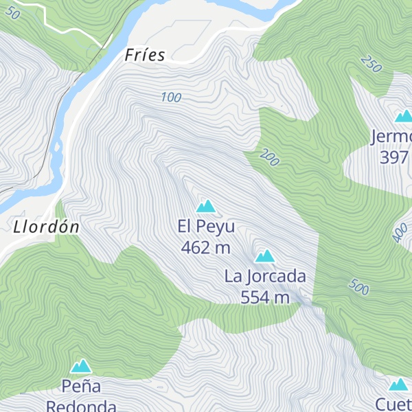 Map of El Peyu