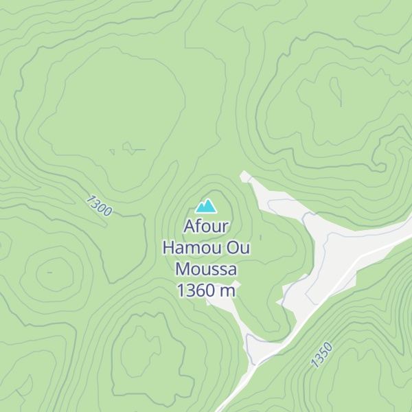 Map of Afour Hamou Ou Moussa