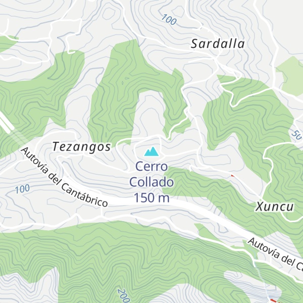 Map of Cerro Collado
