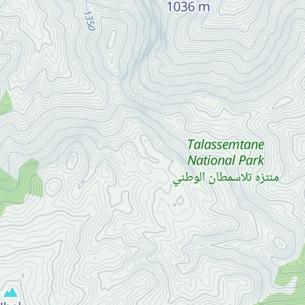 Map of Jbel Tinegouane