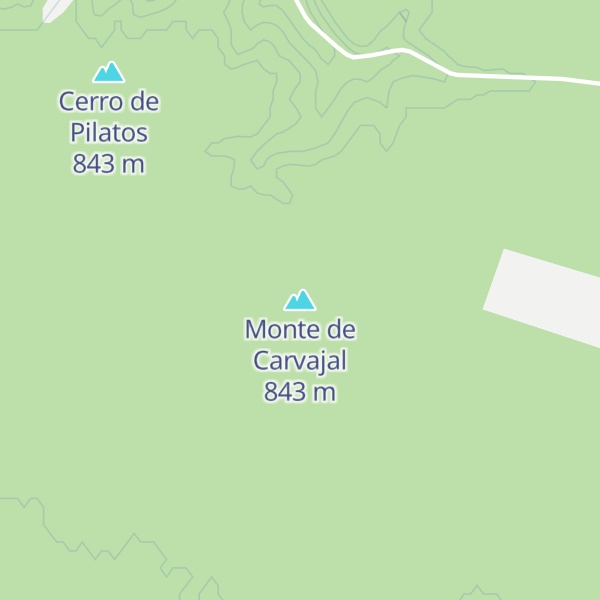 Map of Monte de Carvajal