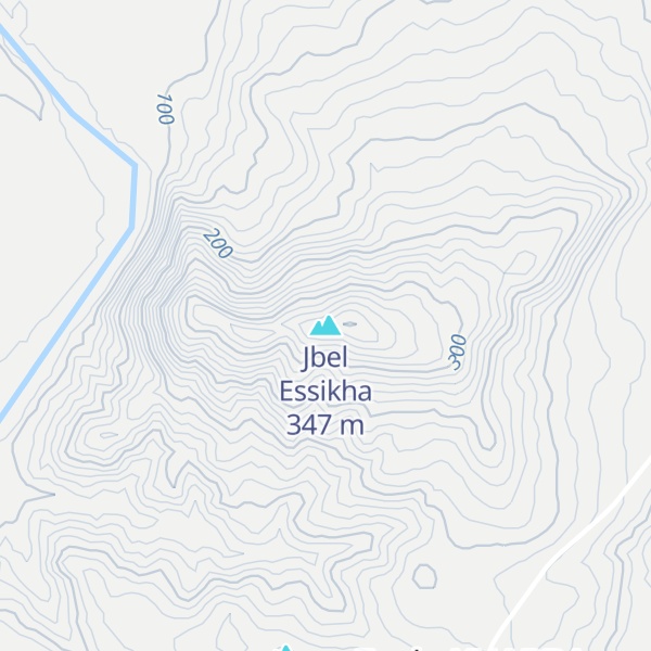 Map of Jbel Essikha