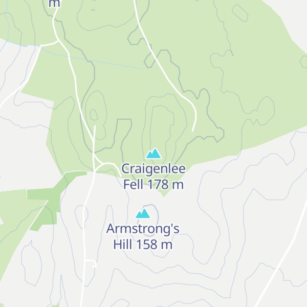 Map of Craigenlee Fell