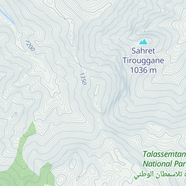 Map of Jbel Tala Ou Azrou