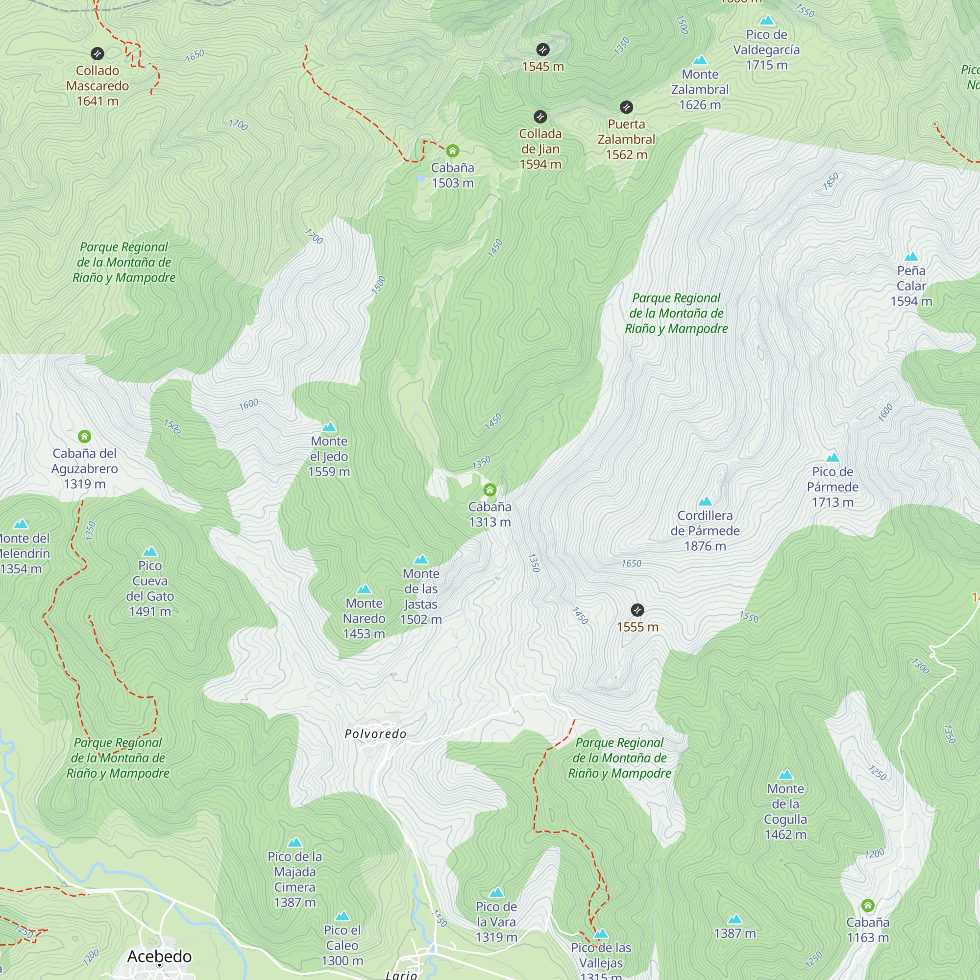 Cabaña map