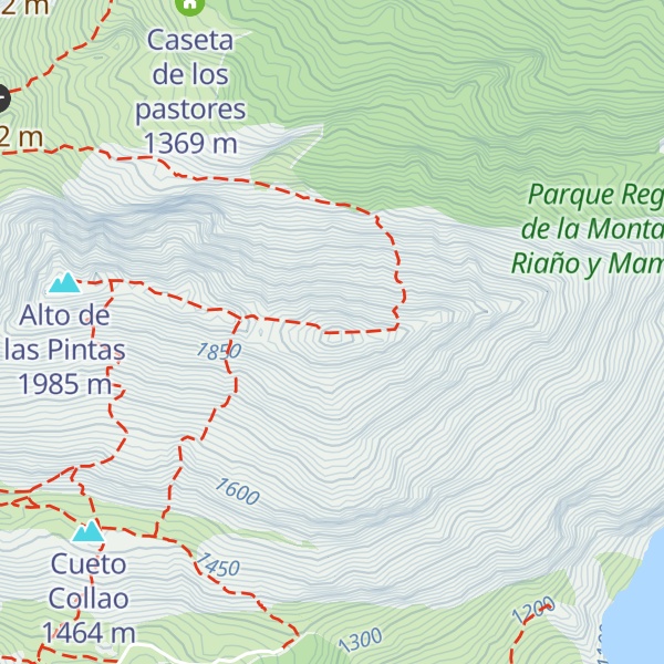 Map of Las Pintas-Pico de Huelde