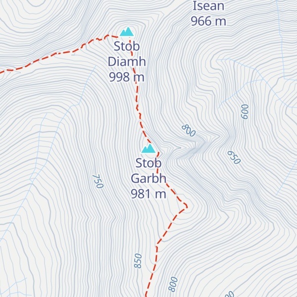 Map of Stob Garbh