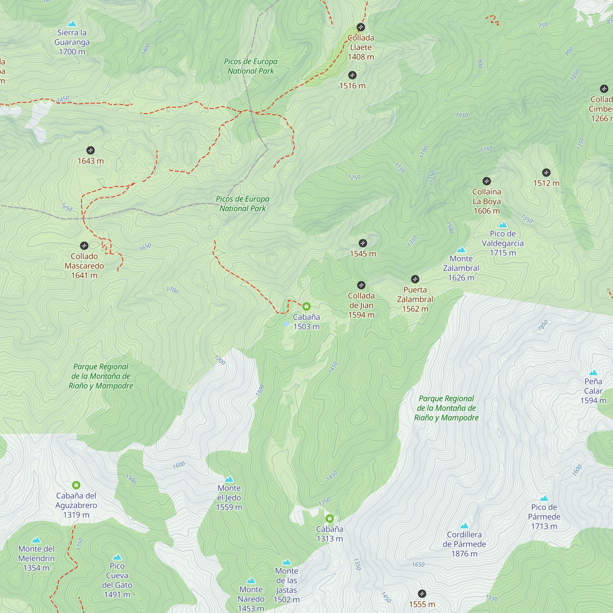 Cabaña map