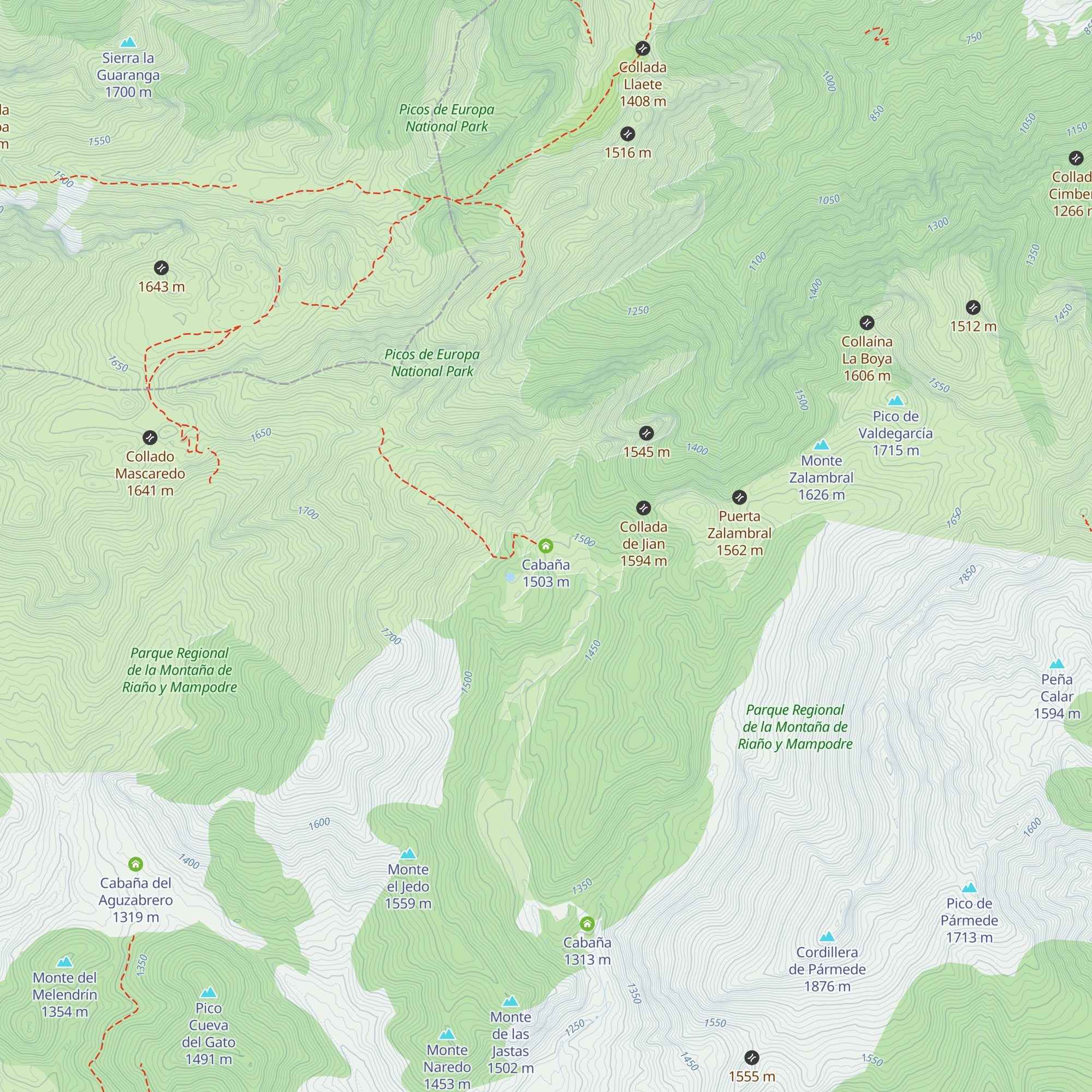 Cabaña map