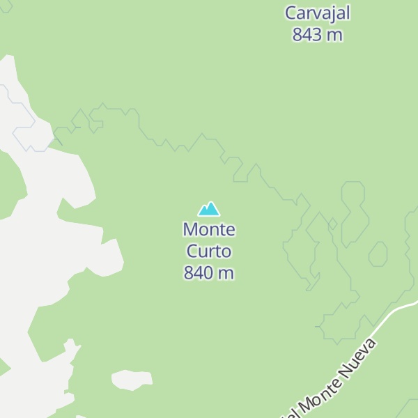 Map of Monte Curto